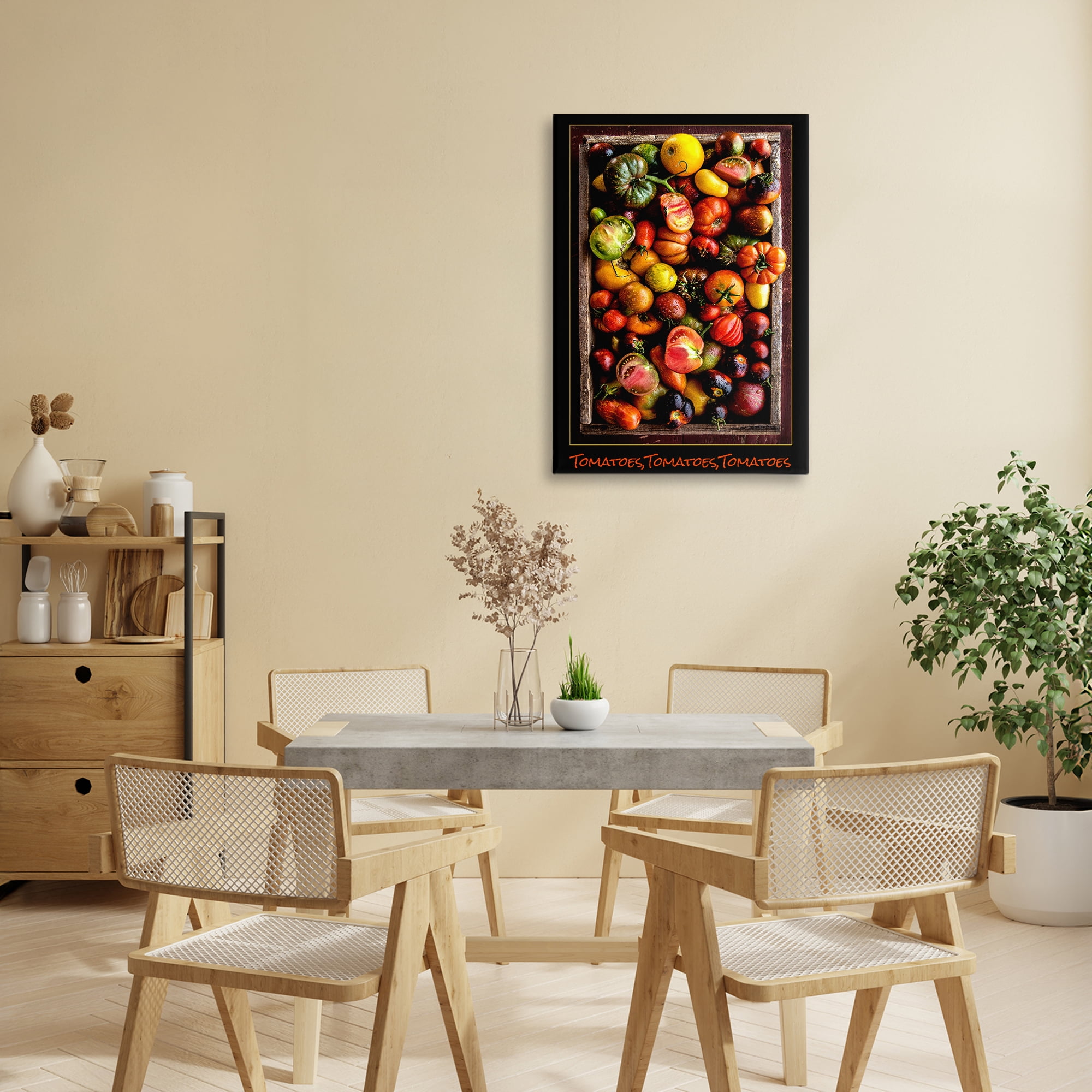 Stupell Industries Ripe & Bountiful Tomato Harvest Canvas Wall Art, design by Carl Kravats