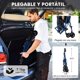thumbnail image 5 of Andador rollator 2 en 1 para adultos mayores - Silla de ruedas plegable con asiento y respaldo reversible - Reposapiés desmontable - Ruedas todo terreno 10" - Con frenos y apoyo, 5 of 7
