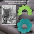 thumbnail image 3 of 2PCS Cat Recovery Collar Cat Cones Flower Shape Pet Wound Healing Neck Collars, 3 of 5