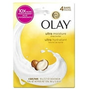 Olay Ultra Moisture Beauty Bar Soap with Shea Butter, 3 oz, 4 ea - 4 Pack