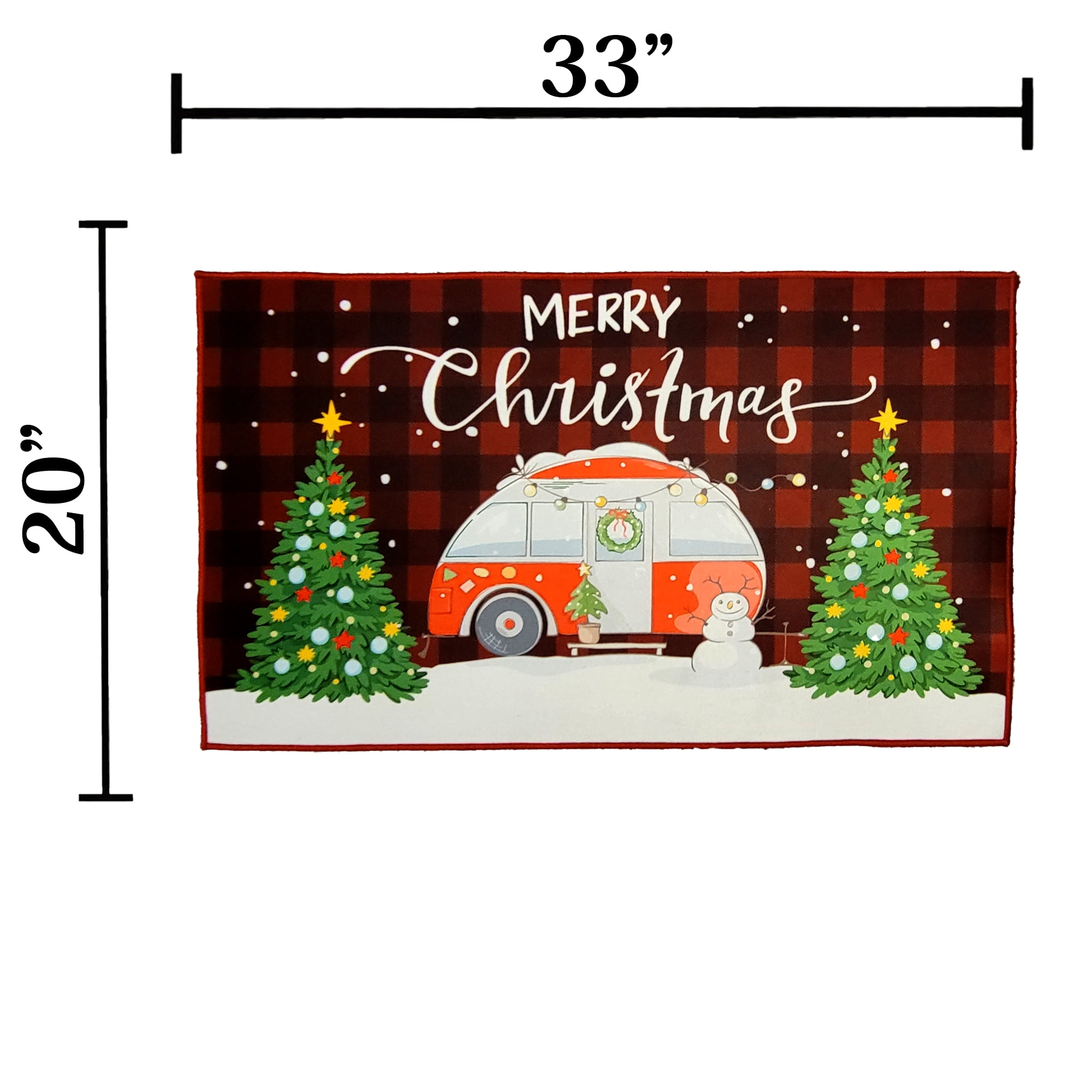Holly & Moss Christmas Casual Seasonal Polyester Red Pictorial