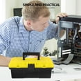 thumbnail image 2 of Daily Use Tool Box Convenient Storage Case Multi-function Storage Box Tool Supply, 2 of 5