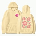 thumbnail image 2 of Towmus Y2K Hoodie Women Teen Girls Hibiscus Embroidered Pullover Hooded Top Cute Floral Preppy Hoodies Sweater Sweatshirts, 2 of 4