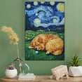 thumbnail image 3 of Chow Chow Vintage Dog Golf Canvas – Artistic Sports, Chow Chow Dog with Golf Canvas Wall Print for Bedroom, Living Room, Office, 3 of 5