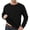 Black, variant on Men's Thermal Base Layer Top, Fleece Lined Long Sleeve Shirt, Thickened Warm Undershirt for Winter, Can Be Worn Alone As Casual Tee, Solid Color Versatile Staple, Essential