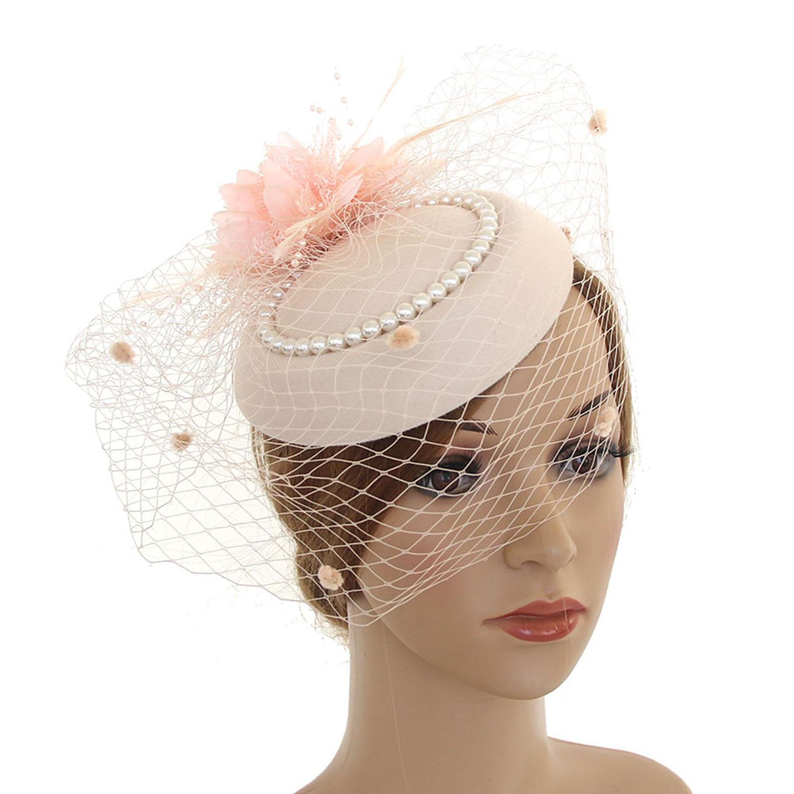 Runquan Fascinators Hat Accessories Flower Bridal Headpiece