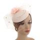thumbnail image 5 of Fascinators sombrero de novia accesorios para el cabello para cóctel champán Zulema sombrero tocado, 5 of 6