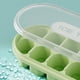 thumbnail image 4 of Fabricante de Bloques de Hielo de Grado Alimenticio con Molde de 12 Compartimentos, Tapa Antifugas y Resistente a Olores, Desmolde Fácil, Bandeja para Hielo de Refrigerador Doméstico, 18.7×8 cm, 4 of 8