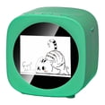 thumbnail image 1 of Bunblic Voice Control Mini Printer Box Gift Compact Kids Adults Home with Paper Roll Green, 1 of 8
