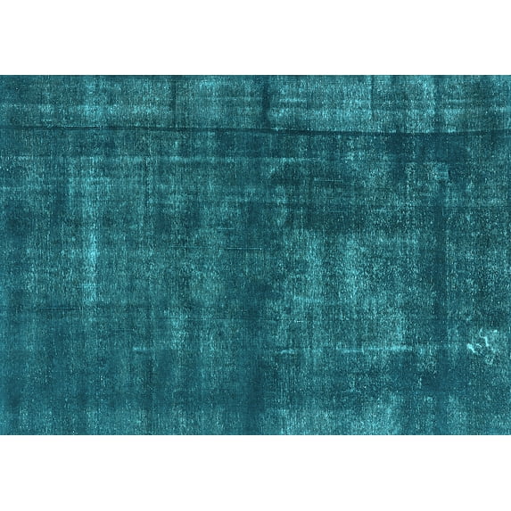 Ahgly Company Indoor Rectangle Oriental Light Blue Industrial Area Rugs, 7' x 9'