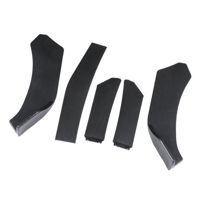 Alerón de barbilla de parachoques delantero alerón de labio de parachoques de fuente Flexible duradero de aumento de potencia de 5 uds para coche ANGGREK Otros