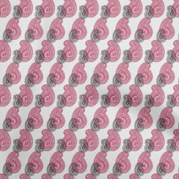 oneOone Cotton Poplin Pink Fabric Block Sewing Craft Projects Fabric Prints By Yard 42 Inch Wide-SE