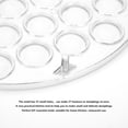 thumbnail image 2 of Fdit Dumpling Maker Dough Press Household DIY Aleación de Aluminio Dumpling Mold Tools Dumplings Maker Utensilios de Cocina Silver Pastry Tool for Baking Khall 3.1182E+12, 2 of 6