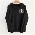 thumbnail image 7 of Hurxie Sweatshirt Hoodies Halloween for Women Graphic Pullover Top Black,XL, 7 of 7