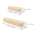 thumbnail image 2 of IFANLANDOR Tailor Set 2Pcs Khaki Wood Sewing for Quilting and Patchwork Projects, 2 of 8