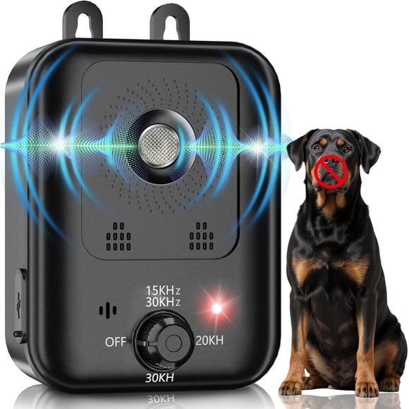 Tigebraver Anti Barking Device With 3 Modes, Auto Bark Control Ultrasonic Dog Bark Deterrent, Rechargeable Bark Box For Indoor & Outdoor Use