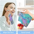 thumbnail image 7 of Splatter Painting Washcloths, Soft and Absorbent Cotton Towel, 2 Pack 12 X 12 Inches Premium Quick Dry Face Towel Wash cloth, 7 of 7