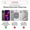 thumbnail image 2 of Funda Dexnor para iPhone 13 Pro Max/12 Pro Max con soporte, 2 of 7