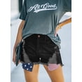 thumbnail image 4 of Txlixc Pantalones vaqueros casuales femeninos, estrellas y jeans rayados para el día de la independencia Txlixc  moda, 4 of 8