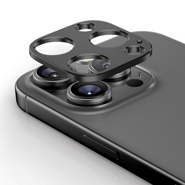 Aluminum Alloy Camera Lens Protector for iPhone 16 Pro/Pro Max - Custom Fit, Shock Absorption, Scratch Resistance, Easy Installation