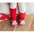thumbnail image 5 of KAIYANG Calcetines de suela suave antideslizantes para niños, zapatos navideños para bebés, zapatos para gatear, 11,5 cm, color rojo, 5 of 5