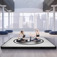 thumbnail image 3 of Thick Inflatable Exercise Mat Folding Design for Yoga Outdoor Gymnastics, 3 of 12