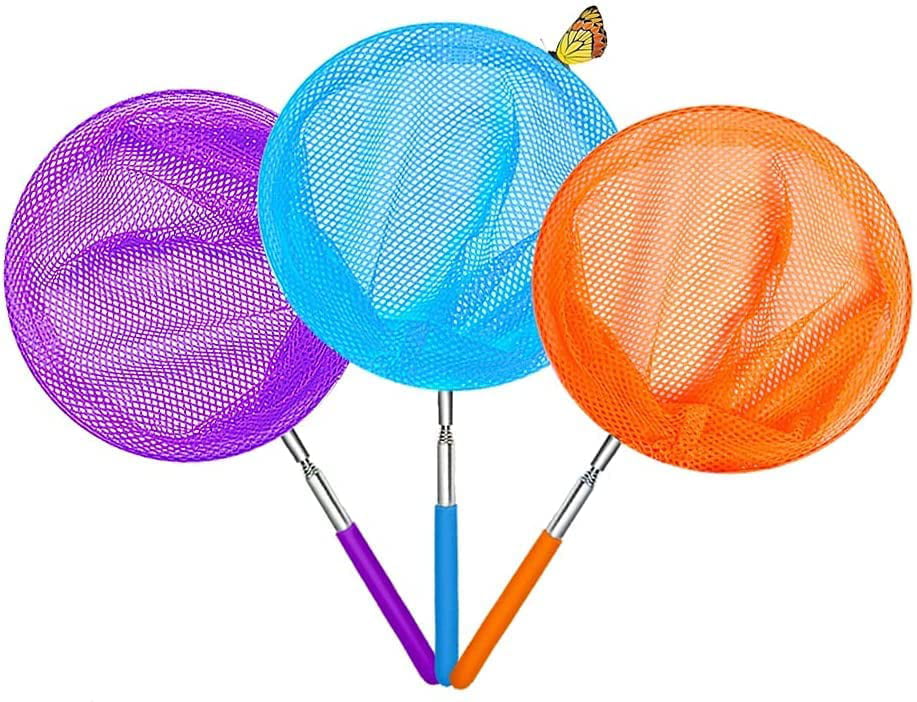 3 Pack Kids Telescopic Butterfly Fishing Nets Togo