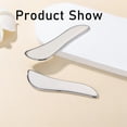 thumbnail image 5 of Stainless Steel Gua Sha Massage Scraper Tool, S-Shaped Muscle Scraper for Full Body, Facial Skin Tightening, Blood Circulation, Holiday Beauty Routine, Christmas Skincare Gift Hall Makeup Organizers, 5 of 5