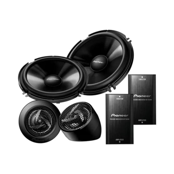 Set de Medios TS-651C PIONEER 6.5" 90W RMS 2 Vías 4 Ohms 2 Twitters