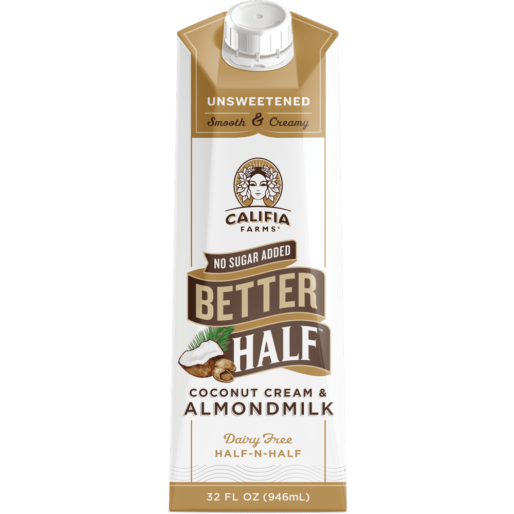 Califia Farms Unsweetened Better Half Coconut Cream & Almond Milk Dairy