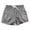Silver, variant on Men's Metallic Shiny Beach Pants - Drawstring Waist, Baggy Fit, Quick-Dry - Casual Swim Trunks