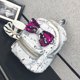 thumbnail image 5 of Shining Sequins Bowknot Mujeres Mochila Niñas Fiesta Pequeña Mochila/Plata-205024.04 Tmvgtek Para estrenar, 5 of 6
