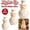 Free Shipping, 3 Pack, M, 8", variant on Small Light-Up Snowman Christmas Decoration, White, 6", Christmas Decorations Indoor Farmhouse