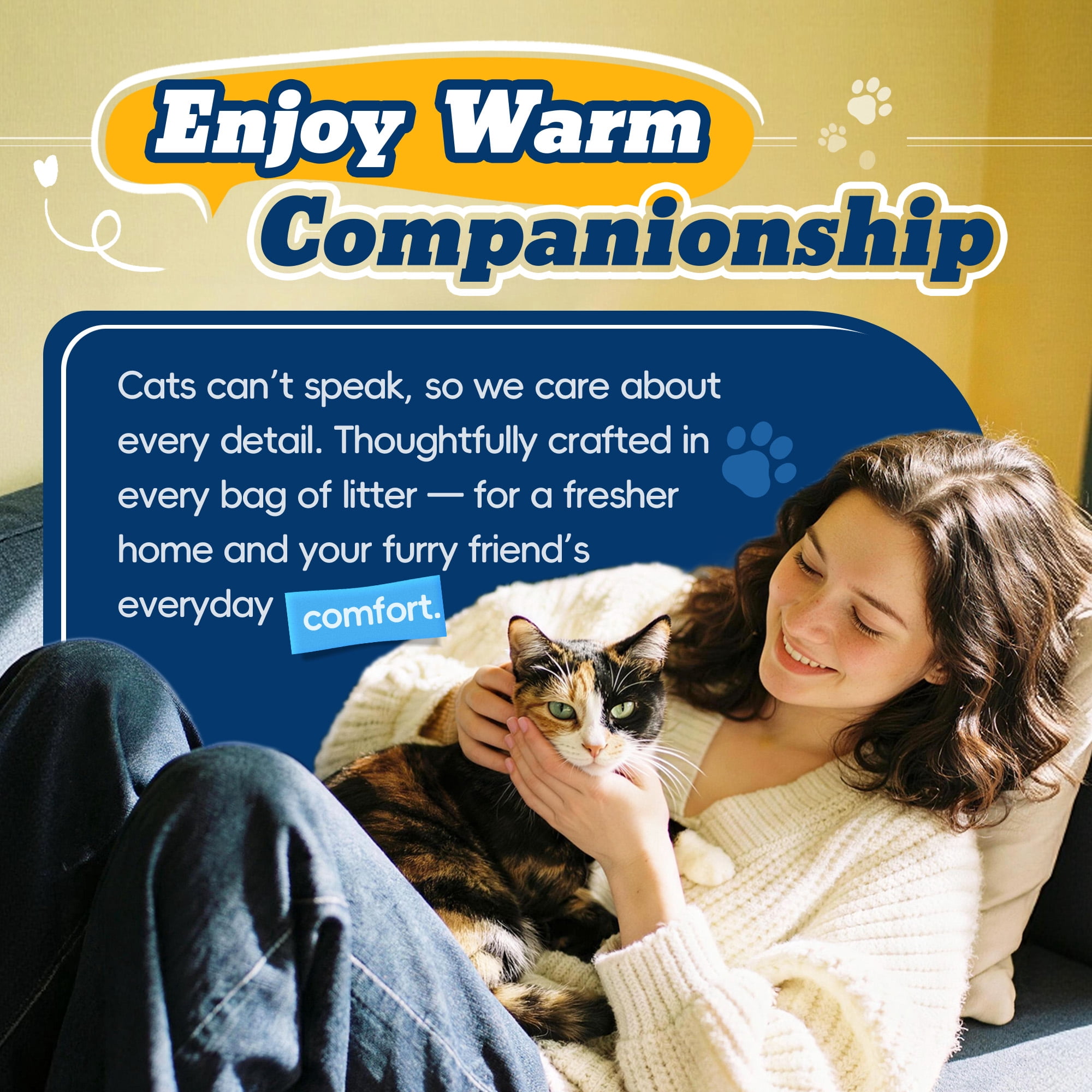 Crystal Cat Litter with Powerful Odor Control, Non-Clumping, Lasts Up to 4 Months, 17.2lb, Rapid Water Absorption, Unscented & Low Tracking Lightweight Blue & White Silica