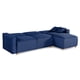 thumbnail image 5 of Sala Modular Reversible Makora Bennet con Memory Foam Azul Lino y Respaldo Ajustable, 5 of 8