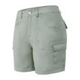 thumbnail image 7 of Resicozy Women's Cargo Shorts Summer High Waisted Bermuda Shorts Casual Trendy Hiking Knee Length Pant with Pockets Green S, 7 of 7