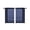 Blue, variant on White Set Of Two Semi-Sheer Window Panels Made From Blended Linen And Yarn For Partitioning Bathroom And Kitchen Spaces Vintage Aesthetic With Rod Pocket Design