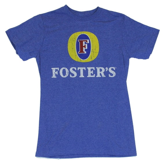 Fosters Beer Mens T-Shirt - Distressed Logo of the Austrialian Beer Company (Small)
