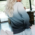 thumbnail image 4 of Meichang Sweatshirts for Women 2023 Fall Long Sleeves Sweatshirt Casual Crew Neck Pullover Gradient Print Lightweight Top, 4 of 5