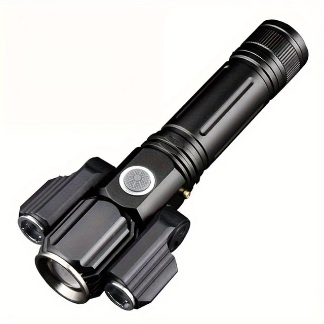 QJUHUNG USB Rechargeable LED Bike Headlight Set ABS Material Non-Waterproof Battery Powered Seat Post Mount ≤36V Operating Voltage Super Bright Durable Easy to Install Long Bat