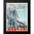 thumbnail image 2 of Grey, Jace 15x18 Black Modern Framed Museum Art Print Titled - Explore New York, 2 of 5