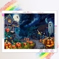 thumbnail image 2 of Pintura de diamantes de dibujos animados para Halloween, mosaico de diamantes completo, bordado, imagen de calabaza, Kit de punto de cruz, decoración del hogar, regalos de arte, 2 of 4