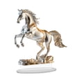 thumbnail image 3 of 2D Flat Horse Acrylic Acrylico Ornament de escritorio Decoración de mesa impermeable Placa decorativa animal para la oficina del estante de escritorio, 3 of 8