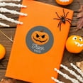 thumbnail image 3 of Koyal Wholesale Halloween Thank You Stickers 2 Inch Round 120 Bulk Pk Scary Pumpkin Labels For Halloween Party Favors, 3 of 5