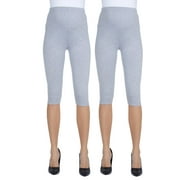 Women’s Maternity Over The Belly Capri Crop Support Leggings