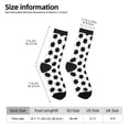 thumbnail image 2 of Honeii Soccer Ball Print Adult Socks,Crew Socks,Casual Calf Socks,Daily Wear Socks for Men & Women, Perfect for Sports, Casual and Everyday Use, 2 of 6