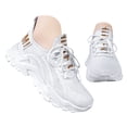 thumbnail image 1 of DXOUPM Chaussures de Sport pour Femmes en Maille Respirante à Lacets Course Randonnée Confortables Marche, 1 of 3