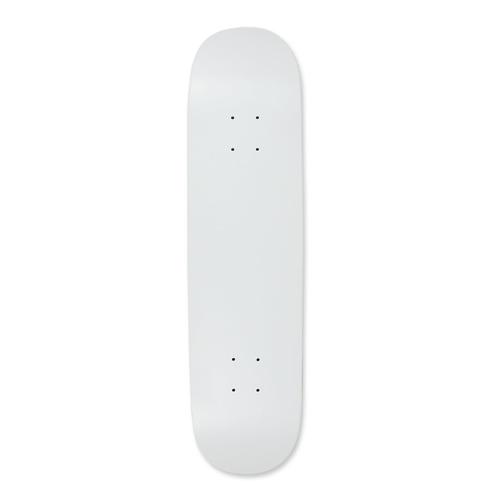 Skateboard Deck Blank Dipped White 8.0"
