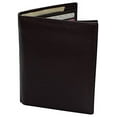 thumbnail image 5 of RFID Blocking Men's Bifold Hipster Center Flap Large Capacity Genuine Leather Wallet, 5 of 17