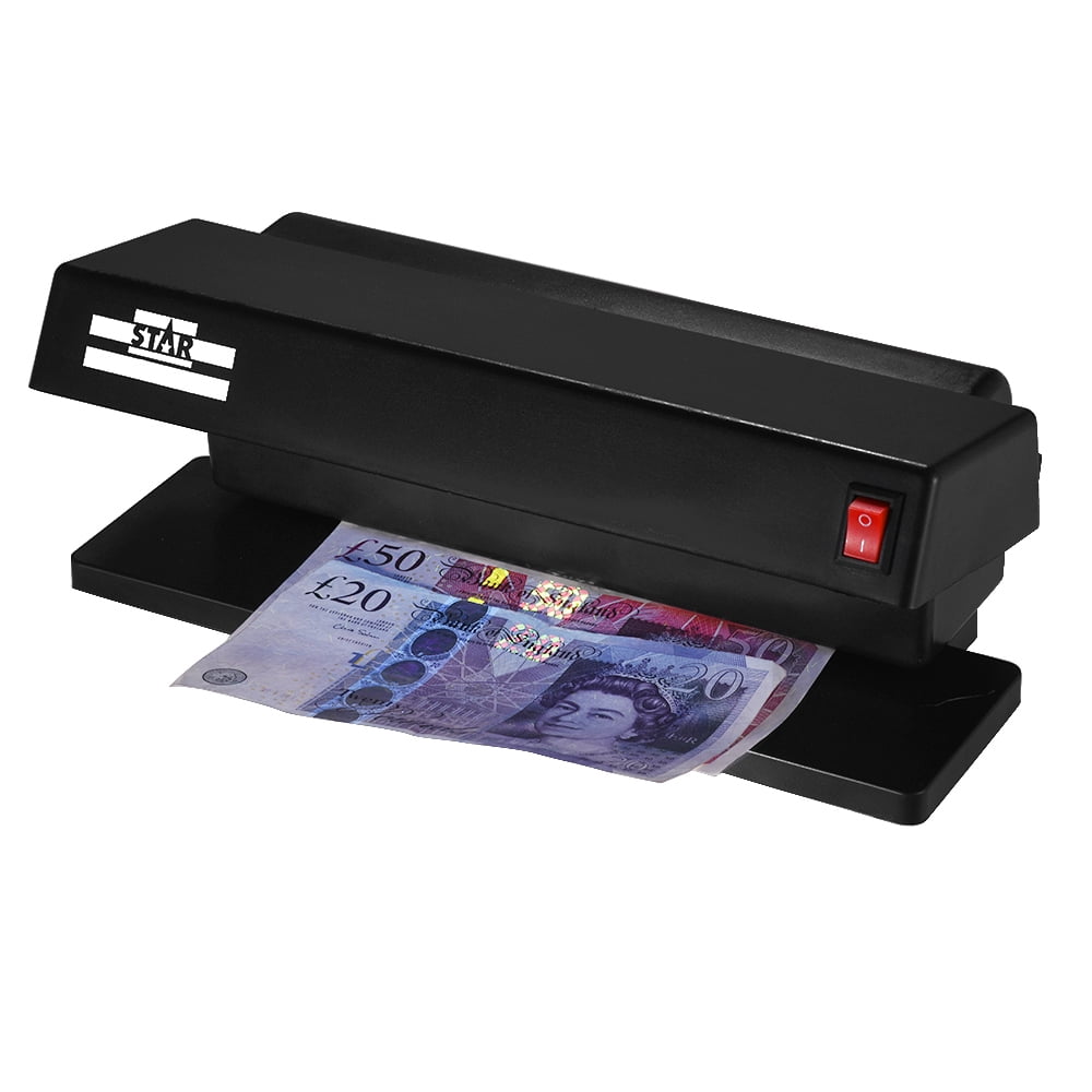 Portable MultiCurrency Counterfeit Bill Detector Ultraviolet Dual UV